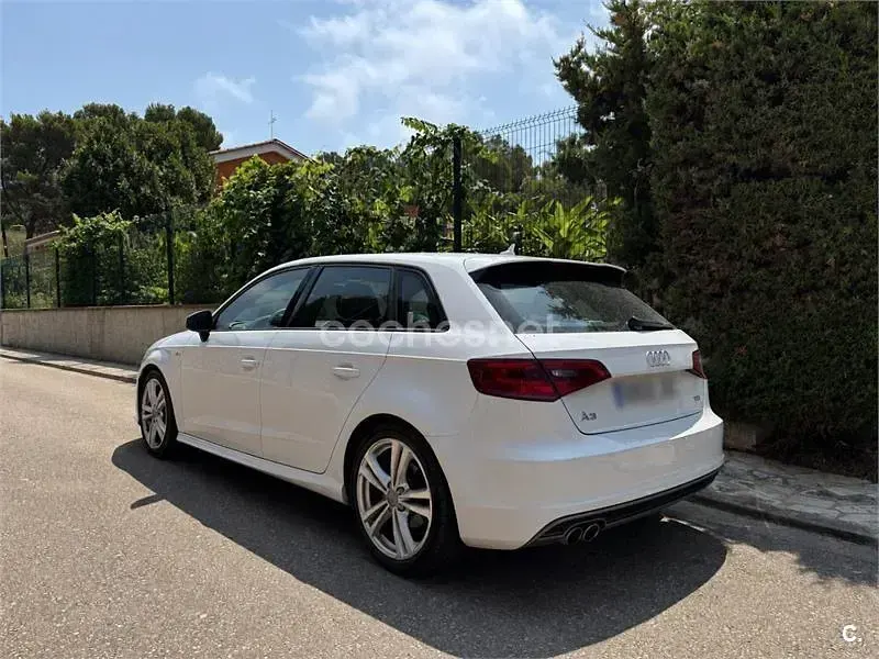 Usado Audi A3 S-Line 150 CV (110 kW) 2015 Blanco Berlina