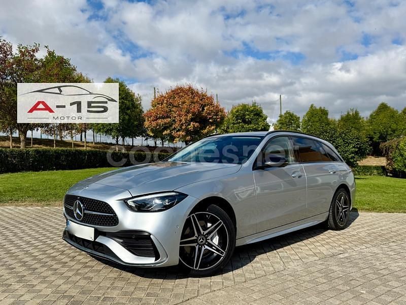 Gris / plata Usado 2023 Mercedes C300e Familiar | 38.900 € (Super precio) - Imagen 1/4