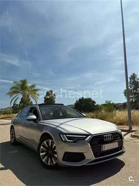 Usado Audi A6 218 CV (160 kW) 2019 Gris / plata Berlina