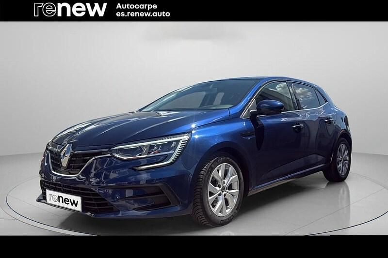Azul Usado 2021 Renault Mégane IV Intens Berlina | 12.050 € (Super precio) - Imagen 1/4