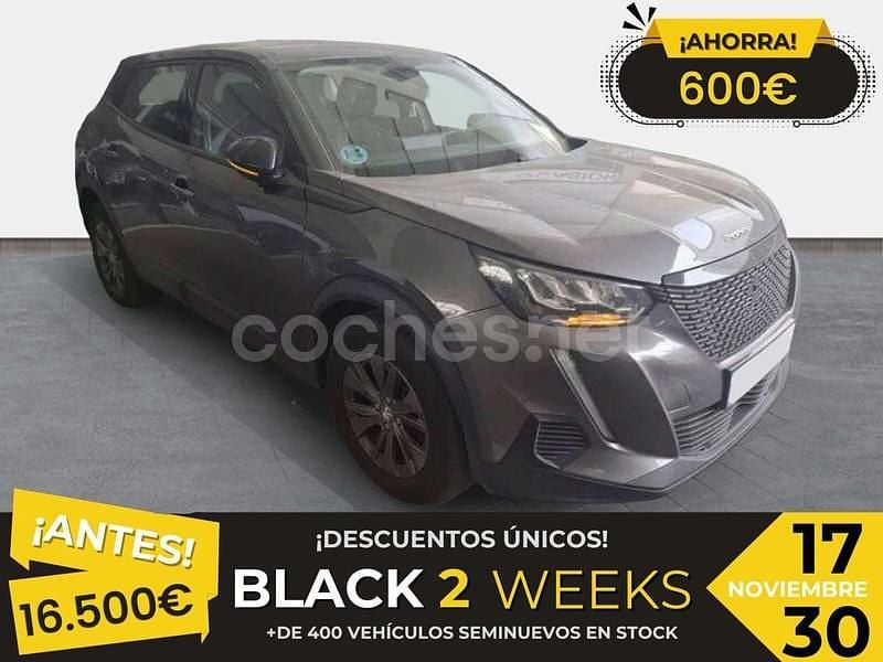 Gris Usado 2022 Peugeot 2008 Active SUV | 15.900 € (Precio justo) - Imagen 1/3