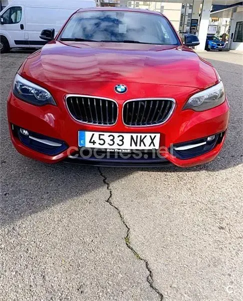 Usado BMW 220 Sport Line 184 CV (135 kW) 2014 Rojo Coupe