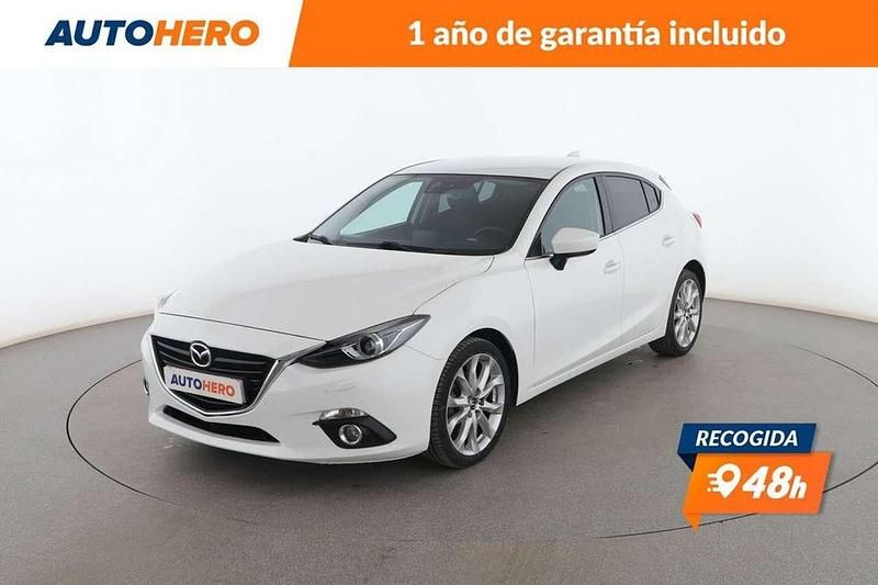 Blanco Usado 2016 Mazda 3 Luxury Berlina | 12.999 € (Precio justo) - Imagen 1/3