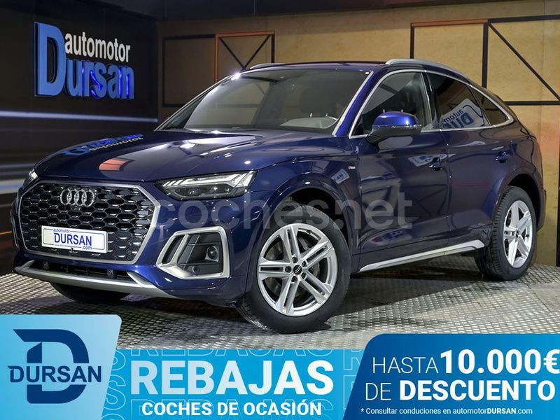 Azul Usado 2022 Audi Q5 Sportback S-Line SUV | 44.390 € (Precio justo) - Imagen 1/4
