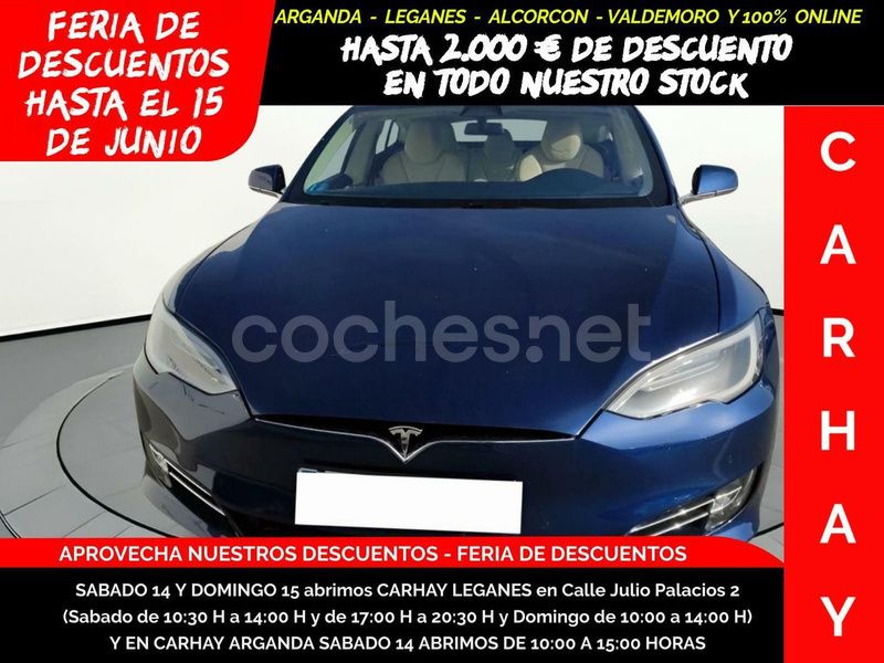 Azul Usado 2018 Tesla Model S Berlina | 34.990 € (Precio justo) - Imagen 1/3