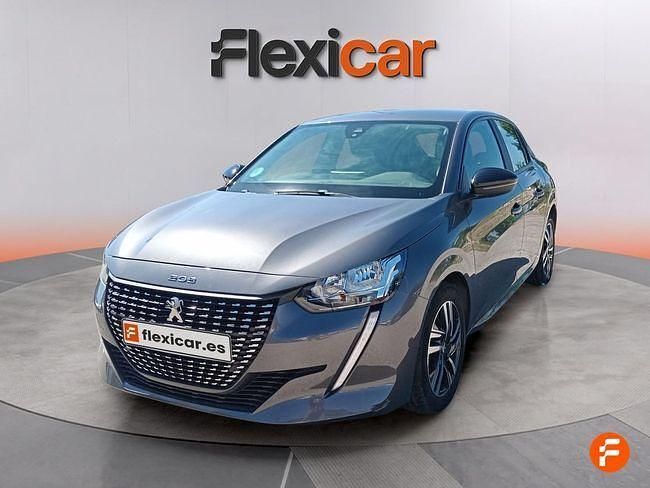 Usado Peugeot 208 Active 100 CV (73 kW) 2023 Azul Utilitario