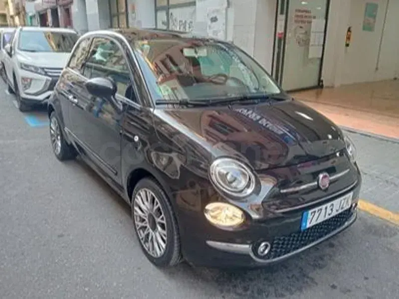 Usado Fiat 500 Lounge 69 CV (50 kW) 2017 Negro Berlina