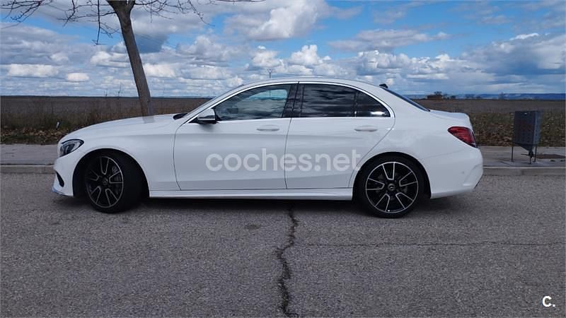 Usado Mercedes C220 170 CV (125 kW) 2018 Blanco Berlina