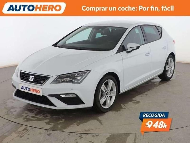 Usado Seat Leon FR 125 CV (91 kW) 2018 Blanco Utilitario