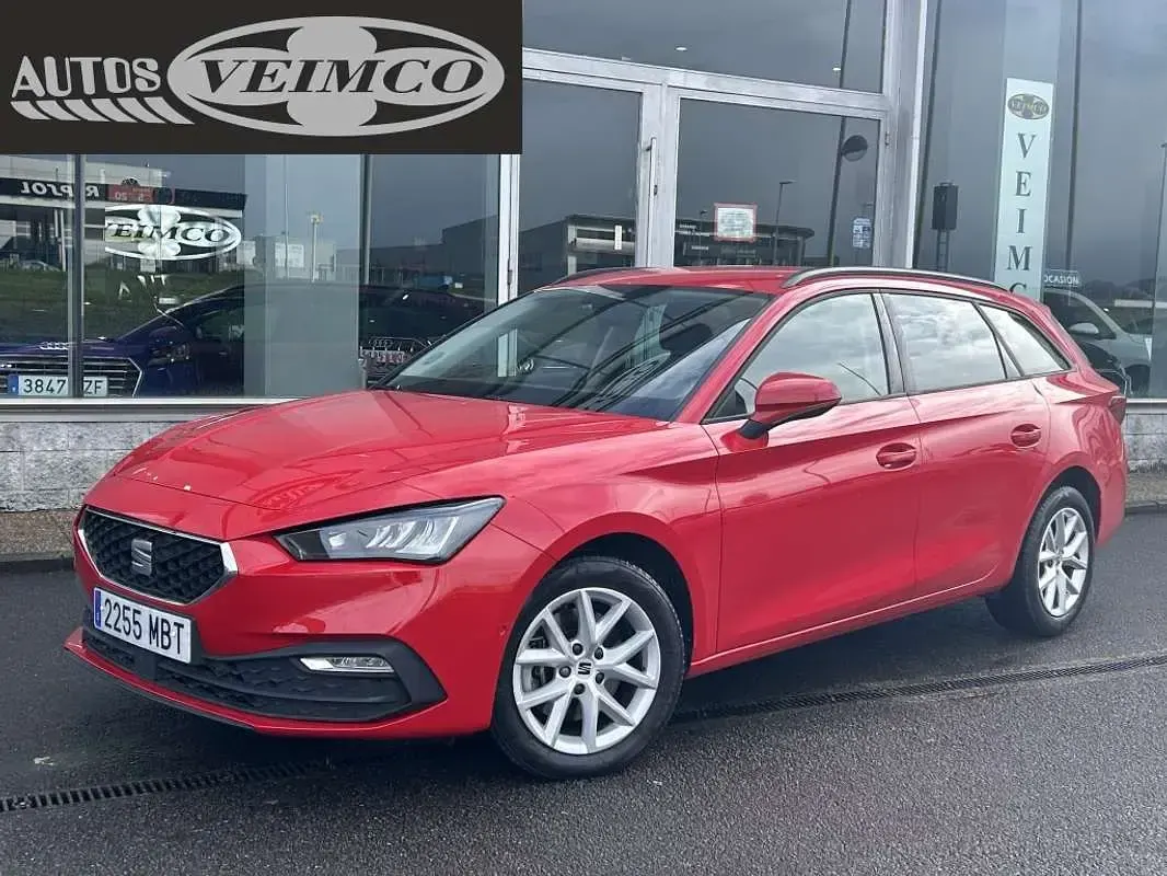 Brugt Seat Leon ST Style 116 HK (85 kW) 2022 Rød Stationcar