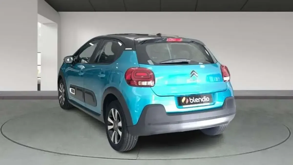 Usado Citroën C3 Feel 83 CV (61 kW) 2021 Azul Utilitario