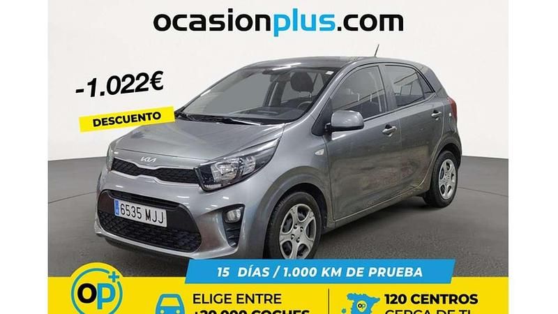 Gris Usado 2023 Kia Picanto Utilitario | 10.228 € (Precio justo) - Imagen 1/4