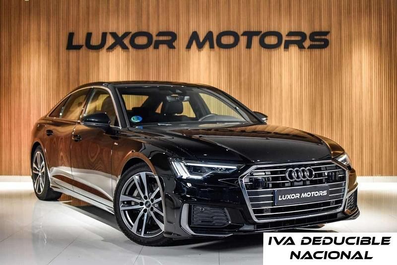 Usado Audi A6 S-Line 245 CV (180 kW) 2022 Negro Berlina