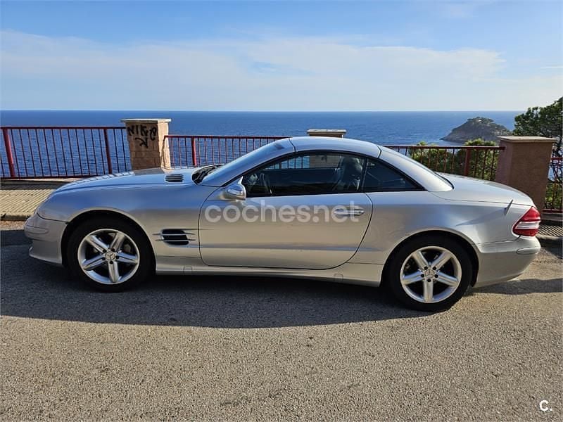 Gris / plata Usado 2007 Mercedes SL350 Descapotable | 20.000 € (Precio justo) - Imagen 1/4