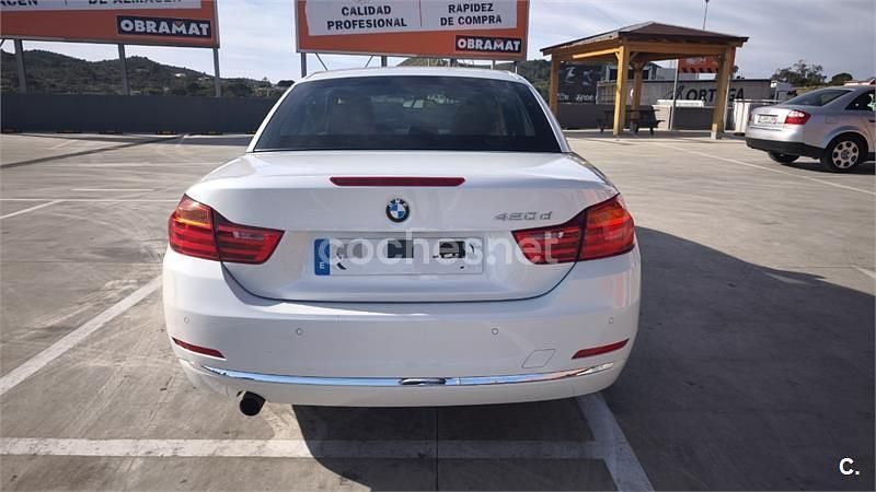 Usado BMW 420 Luxury Line 190 CV (139 kW) 2015 Blanco Descapotable