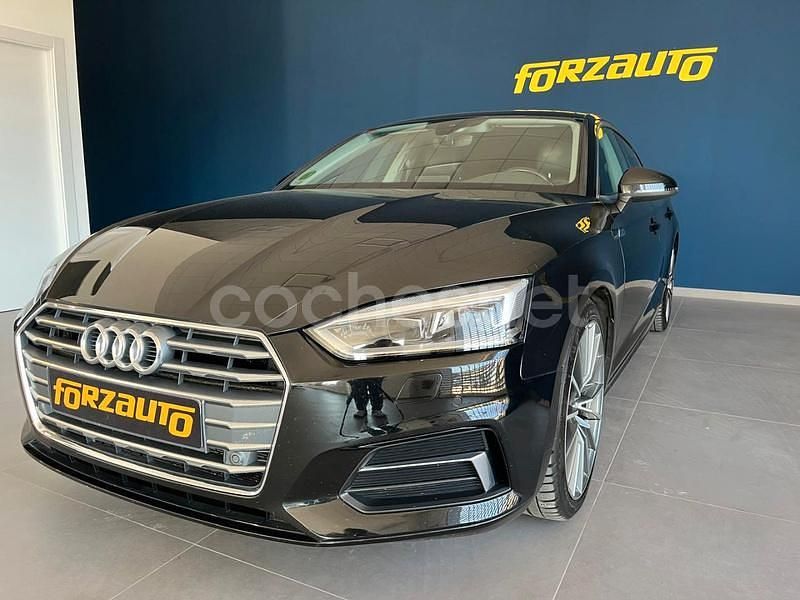 Negro Usado 2017 Audi A5 Sportback Design Utilitario | 25.990 € (Caro) - Imagen 1/4