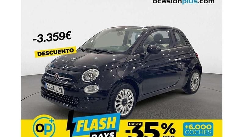 Usado Fiat 500C Dolcevita 71 CV (52 kW) 2022 Negro Descapotable