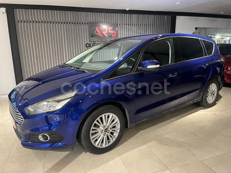Azul Usado 2017 Ford S-MAX Titanium Monovolumen | 14.990 € (Precio justo) - Imagen 1/4