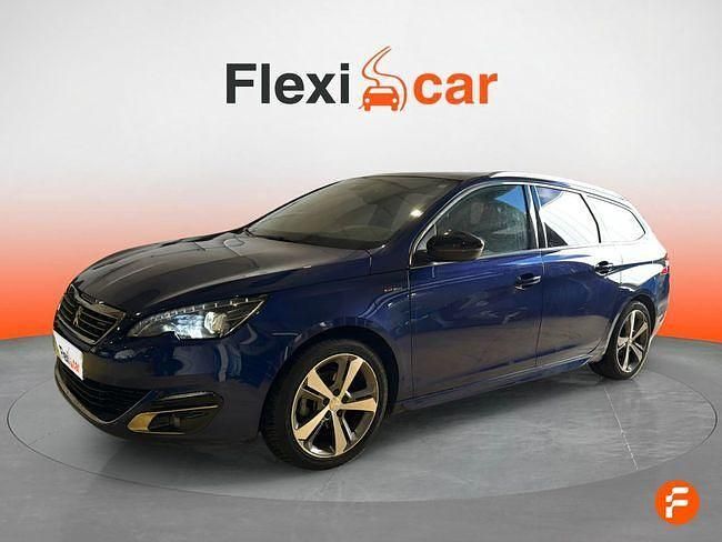 Usado Peugeot 308 SW Access 130 CV (95 kW) 2015 Azul Familiar