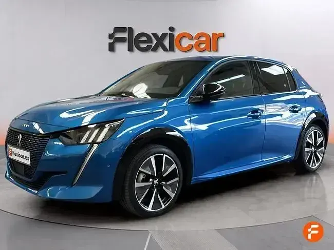 Usado Peugeot e-208 GT 100 kW (136 CV) 2020 Azul Utilitario