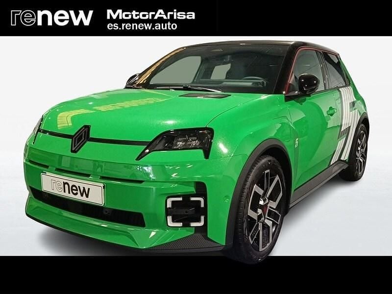 Ny Renault R5 Techno 110 kW (150 HK) 2025 Grön Halvkombi