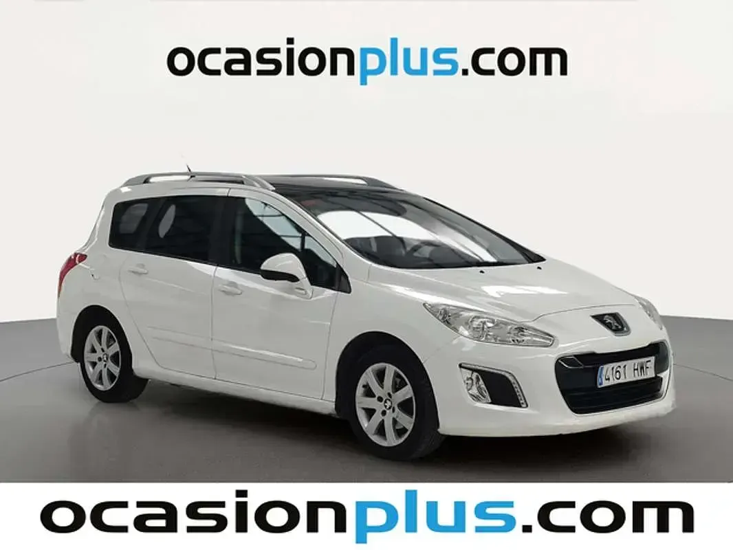 Usado Peugeot 308 SW Active 114 CV (83 kW) 2014 Blanco Familiar