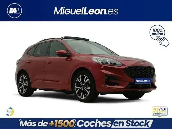 Usado Ford Kuga ST-Line X 225 CV (165 kW) 2021 Rojo SUV