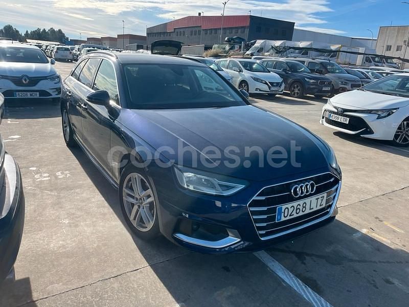 Azul Usado 2021 Audi A4 Advanced Plus Familiar | 24.990 € (Precio justo) - Imagen 1/4