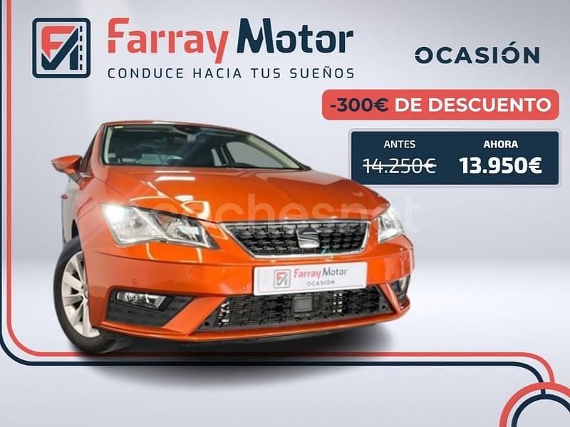 Naranja Usado 2018 Seat Leon Style Berlina | 13.950 € (Super precio) - Imagen 1/4