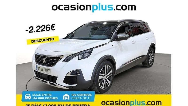 Blanco Usado 2018 Peugeot 5008 Allure Monovolumen | 21.319 € (Precio justo) - Imagen 1/4