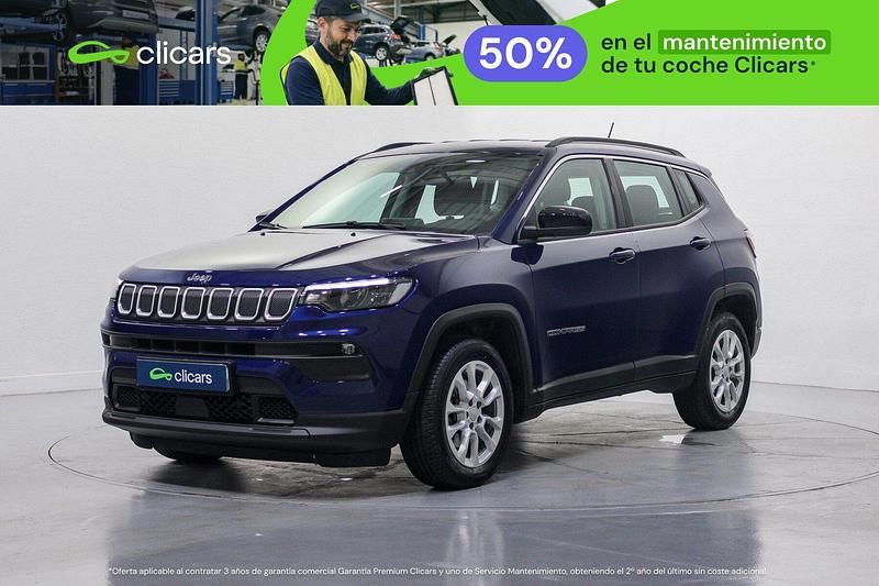 Usado Jeep Compass Longitude 130 CV (95 kW) 2021 Azul SUV
