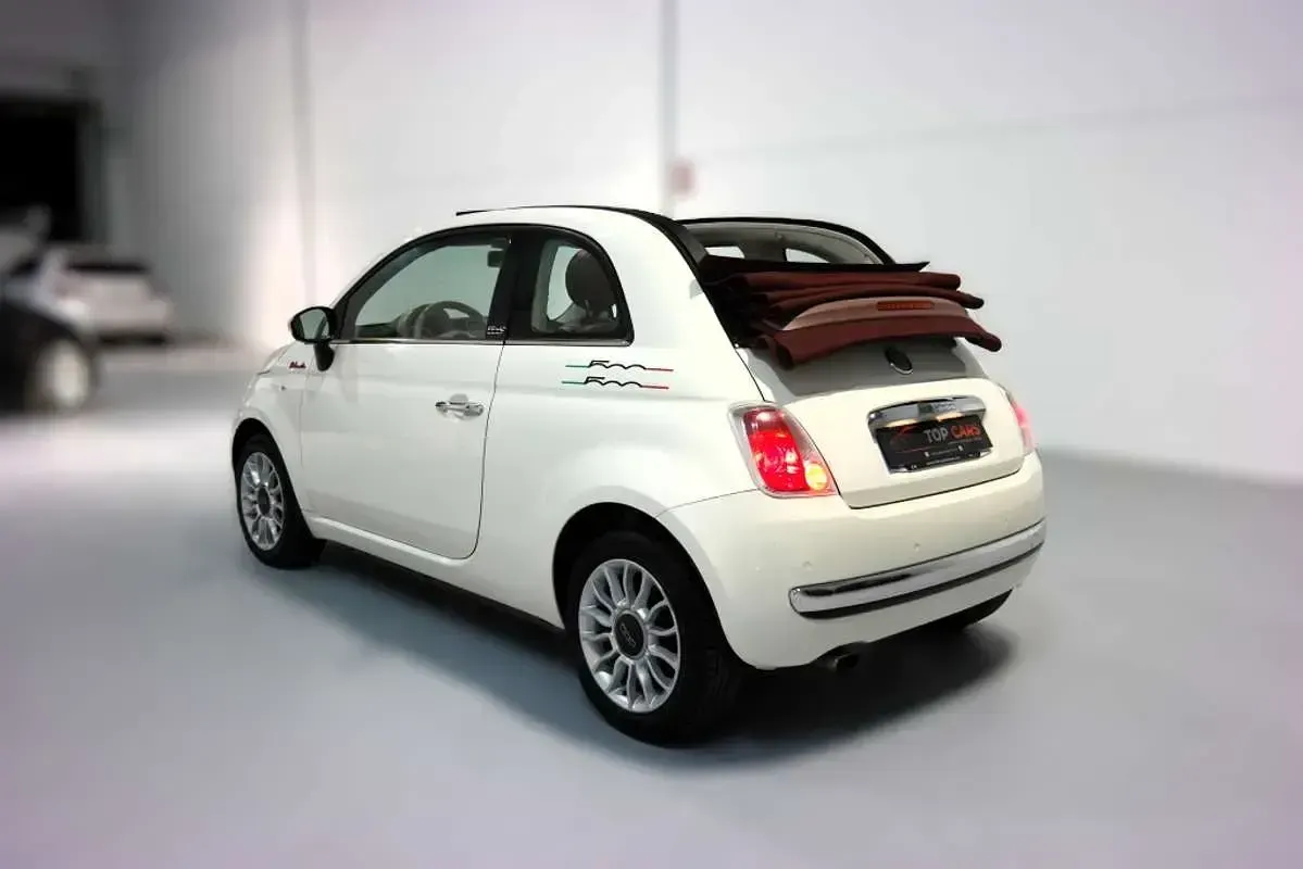 Usado Fiat 500C Lounge 86 CV (63 kW) 2012 Blanco Descapotable
