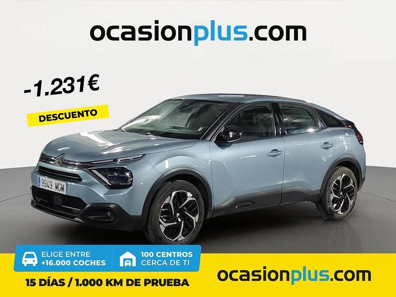 Azul Usado 2023 Citroën C4 Feel Berlina | 13.550 € (Precio justo) - Imagen 1/4