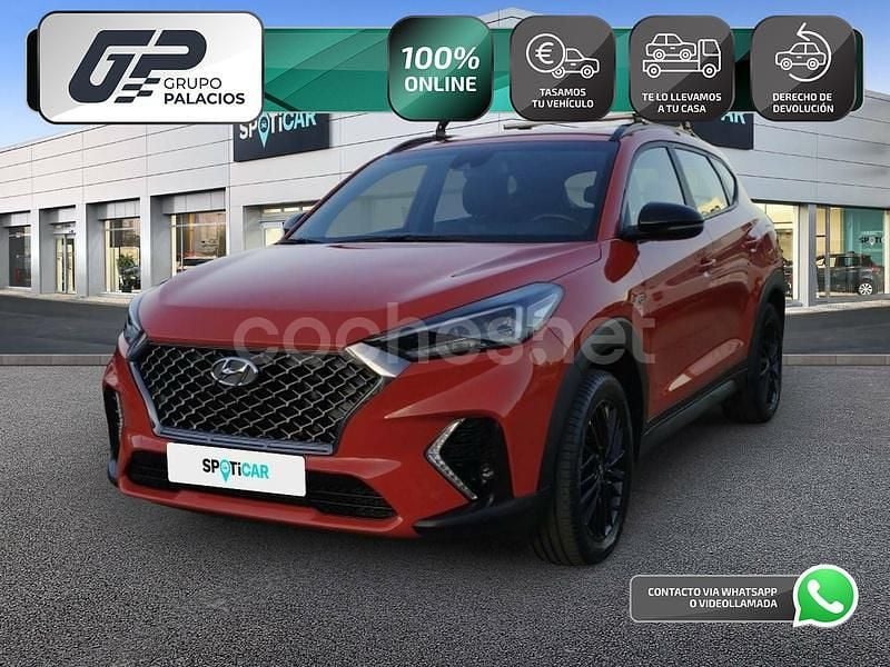 Rojo Usado 2020 Hyundai Tucson N Line SUV | 20.295 € (Precio justo) - Imagen 1/4