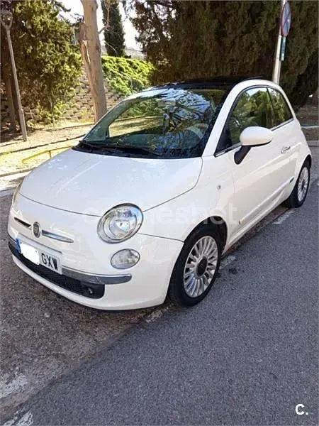 Usado Fiat 500 69 CV (50 kW) 2010 Blanco Berlina