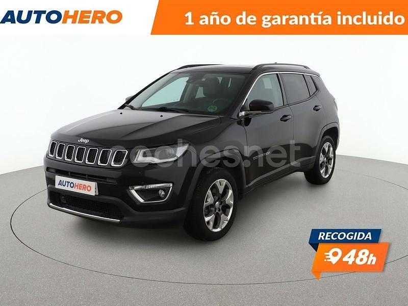 Negro Usado 2019 Jeep Compass Limited SUV | 16.499 € (Buen precio) - Imagen 1/3