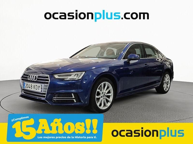 Azul Usado 2017 Audi A4 S-Line Berlina | 21.200 € (Precio justo) - Imagen 1/4