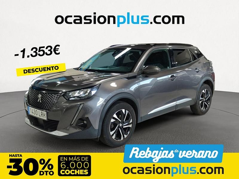 Gris Usado 2021 Peugeot 2008 Allure SUV | 14.890 € (Precio justo) - Imagen 1/4