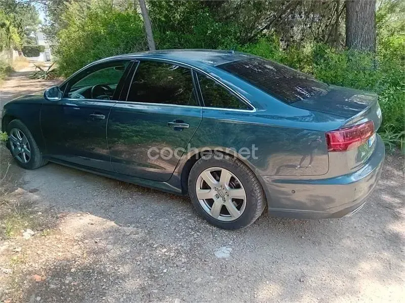 Usado Audi A6 S-Line 218 CV (160 kW) 2015 Negro Berlina