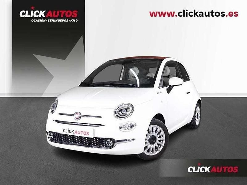 Blanco Usado 2021 Fiat 500 Dolcevita Descapotable | 10.250 € (Buen precio) - Imagen 1/4