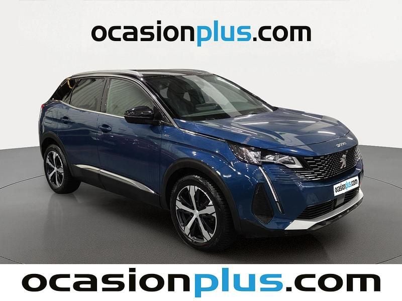 Usado Peugeot 3008 GT 131 CV (96 kW) 2024 Azul SUV