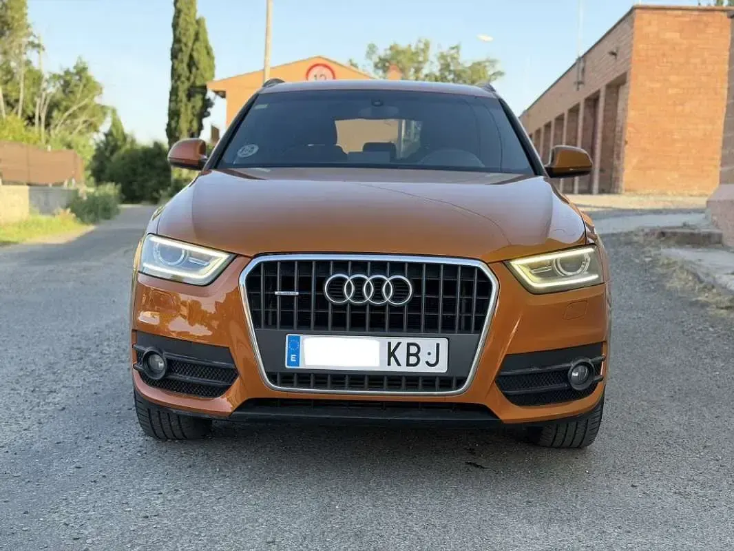 Usado Audi Q3 150 CV (110 kW) 2017 Naranja SUV