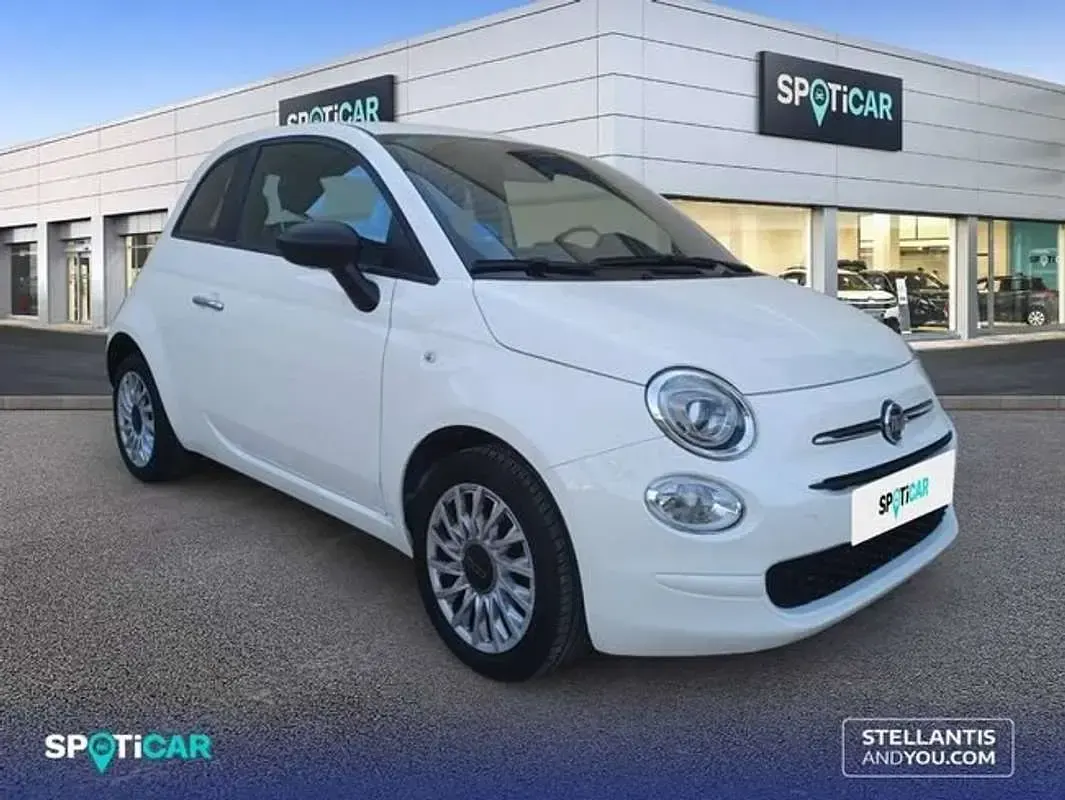 Usado Fiat 500 71 CV (52 kW) 2021 Blanco Berlina