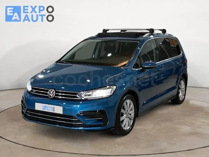 Usado VW Touran Sportline 150 CV (110 kW) 2019 Azul Monovolumen