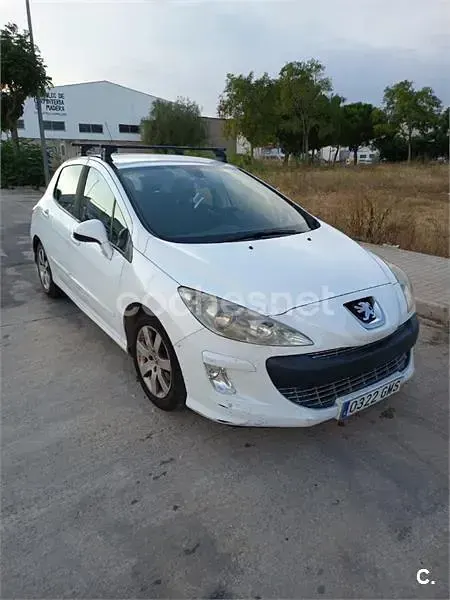 Usado Peugeot 308 Sport 90 CV (66 kW) 2009 Blanco Berlina