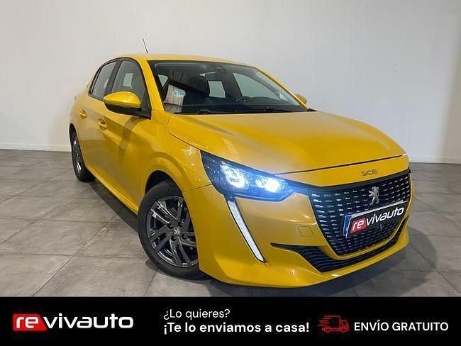 Usado Peugeot 208 Active 102 CV (75 kW) 2021 Amarillo Utilitario