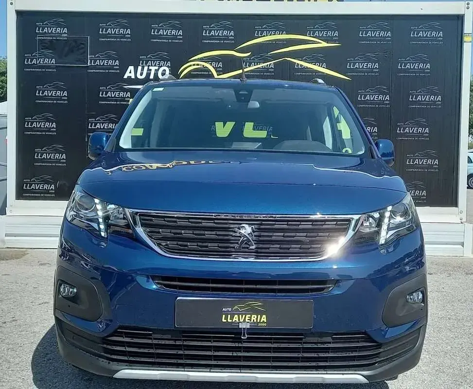 Usado Peugeot Rifter Allure 100 CV (73 kW) 2018 Azul Monovolumen
