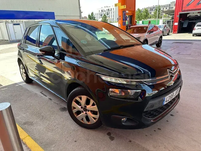 Usado Citroën C4 Picasso Attraction 120 CV (88 kW) 2015 Negro Monovolumen