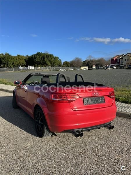 Usado Audi A3 Cabriolet Ambition 125 CV (91 kW) 2011 Rojo Descapotable