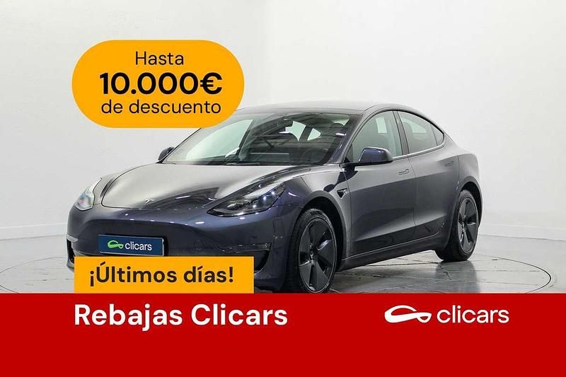 Gris Usado 2022 Tesla Model 3 Long Range Berlina | 29.490 € (Precio justo) - Imagen 1/4